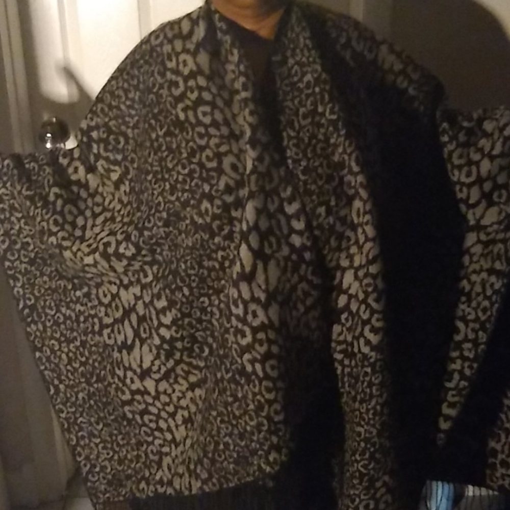 Wool Shawl Poncho